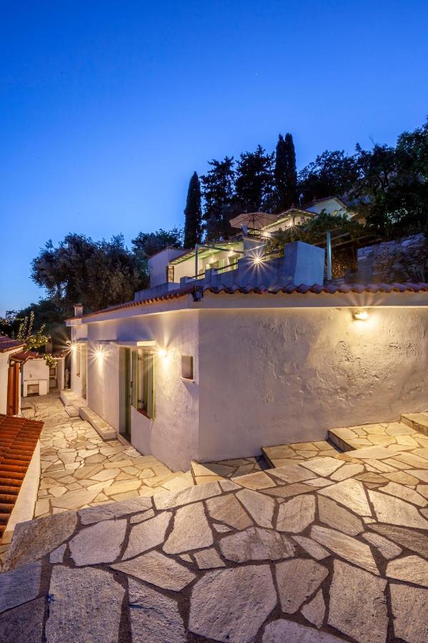 Olea Skopelos Villas With Swimming Pools & Sea View Panormos  エクステリア 写真