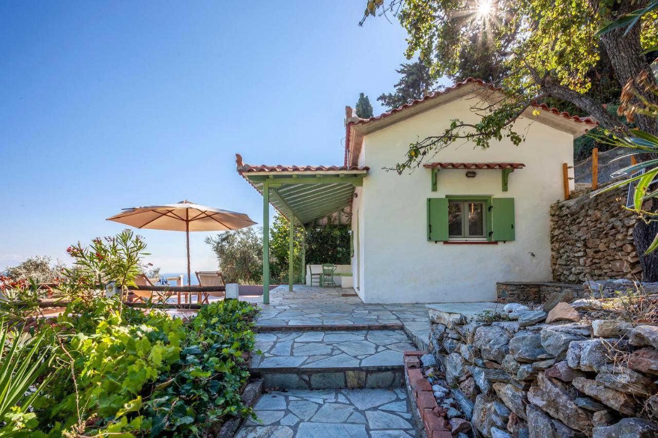 Olea Skopelos Villas With Swimming Pools & Sea View Panormos  エクステリア 写真