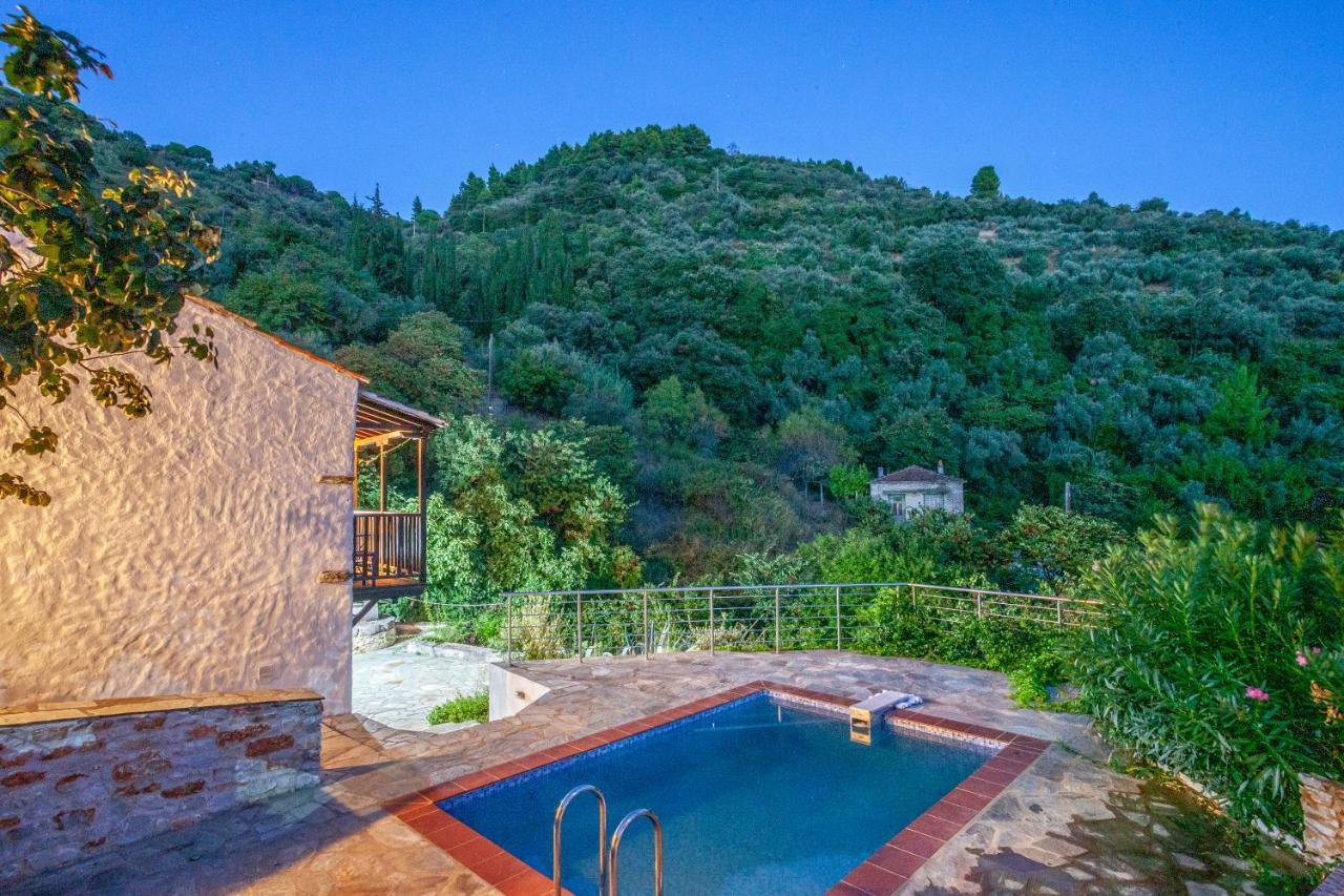 Olea Skopelos Villas With Swimming Pools & Sea View Panormos  エクステリア 写真