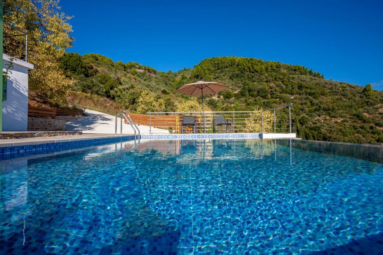 Olea Skopelos Villas With Swimming Pools & Sea View Panormos  エクステリア 写真