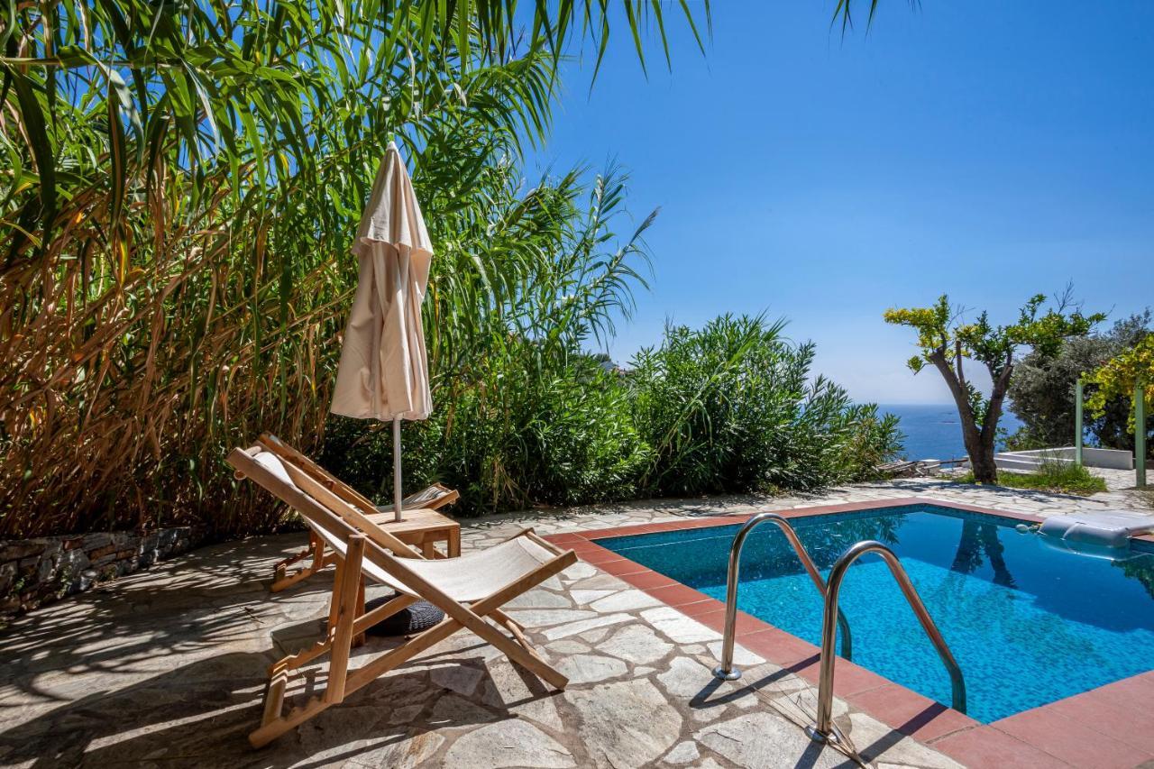 Olea Skopelos Villas With Swimming Pools & Sea View Panormos  エクステリア 写真