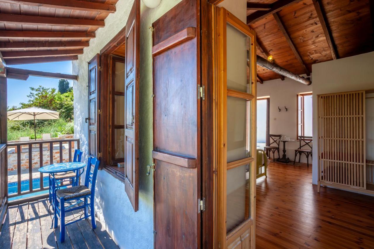 Olea Skopelos Villas With Swimming Pools & Sea View Panormos  エクステリア 写真
