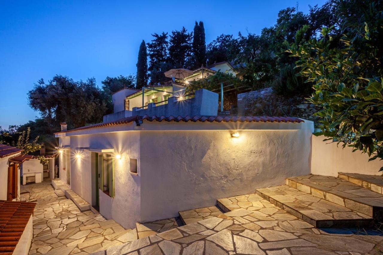 Olea Skopelos Villas With Swimming Pools & Sea View Panormos  エクステリア 写真
