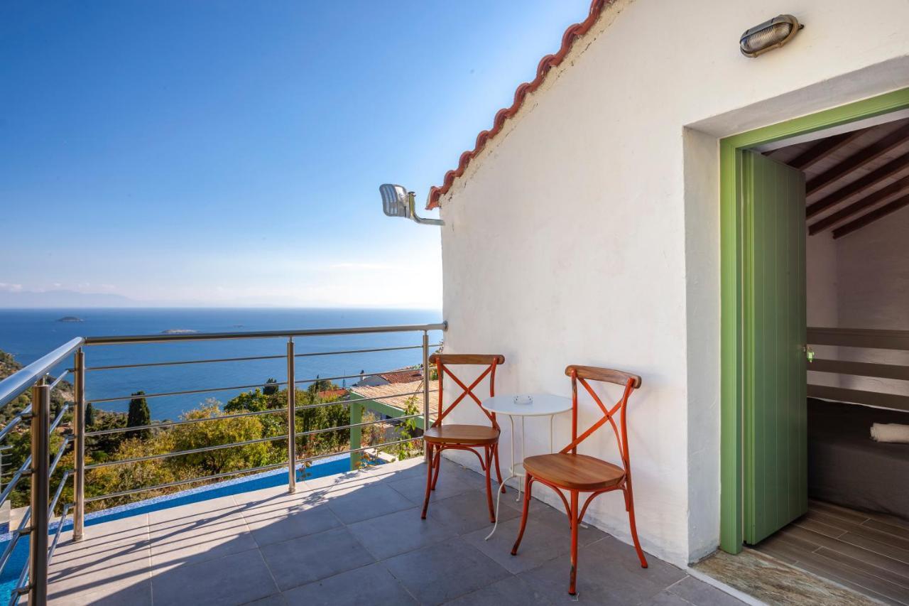 Olea Skopelos Villas With Swimming Pools & Sea View Panormos  エクステリア 写真