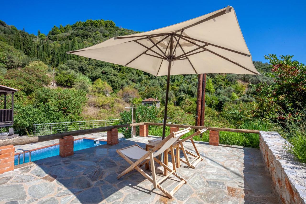 Olea Skopelos Villas With Swimming Pools & Sea View Panormos  エクステリア 写真