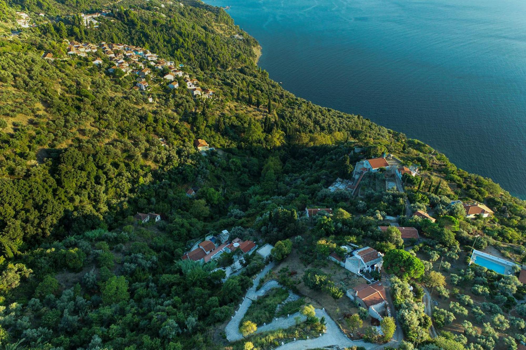 Olea Skopelos Villas With Swimming Pools & Sea View Panormos  エクステリア 写真